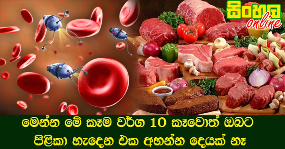 මෙන්න මේ කෑම වර්ග 10 කෑවොත් ඔබට පිළිකා හැදෙන එක අහන්න දෙයක් නෑ.