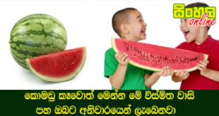 කොමඩු කෑවොත් මෙන්න මේ විස්මිත වාසි පහ ඔබට අනිවාරයෙන් ලැබෙනවා.