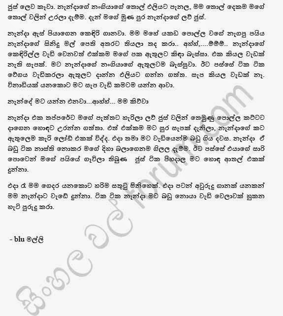 Ape nanda 4 walkatha9 Official සිංහල වල් කතා
