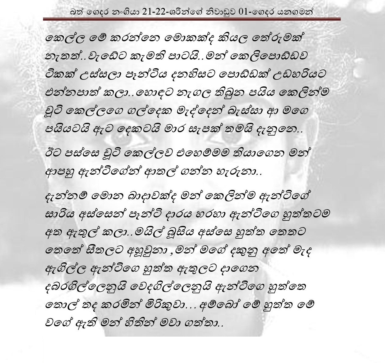 Bath+Gedara+Nangiya+21 22 page 020 walkatha9 Official සිංහල වල් කතා