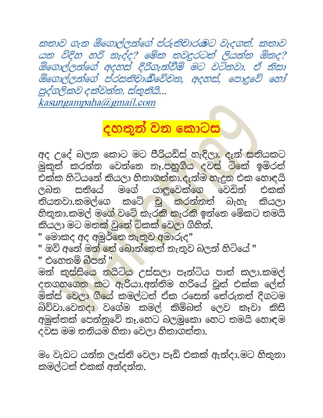 Samiya+Birindage+Sathutaya+13 page 001 walkatha9 Official සිංහල වල් කතා