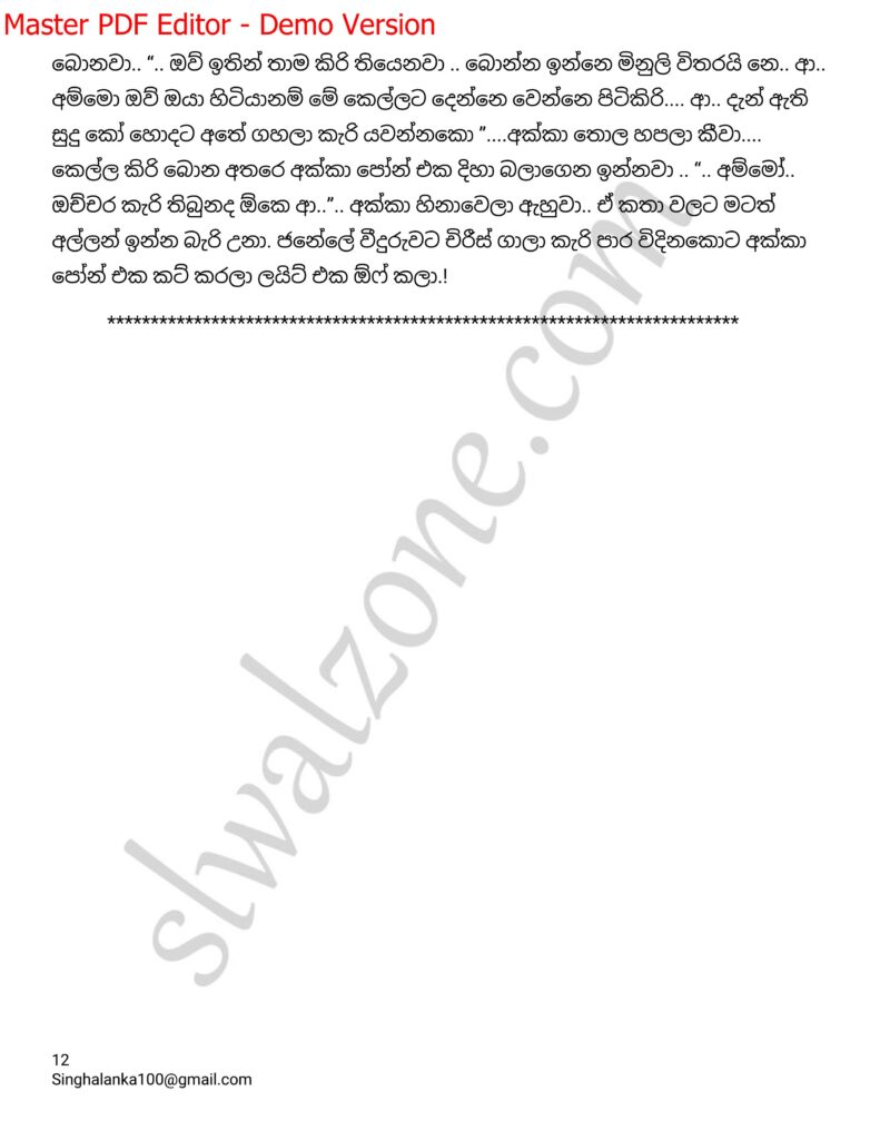 The Artist 01 12 1 walkatha9 Official සිංහල වල් කතා
