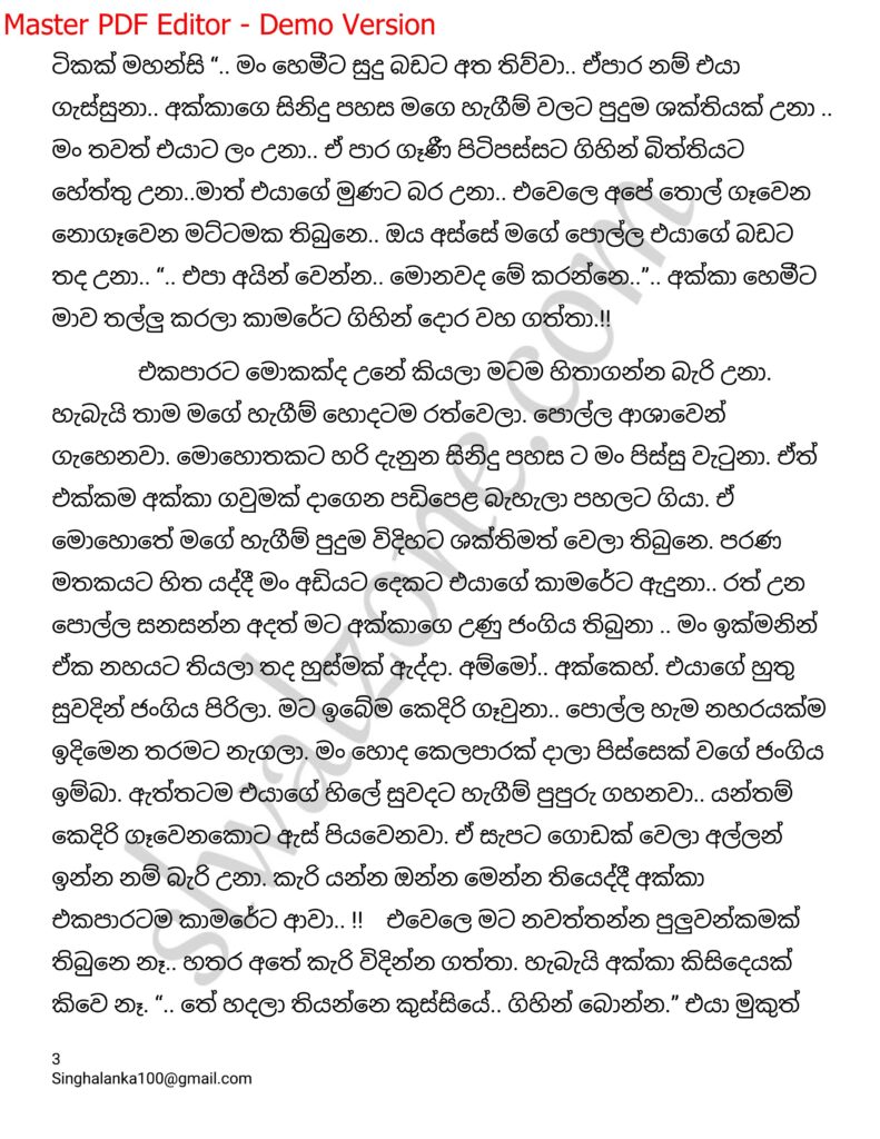 The Artist 03 3 walkatha9 Official සිංහල වල් කතා