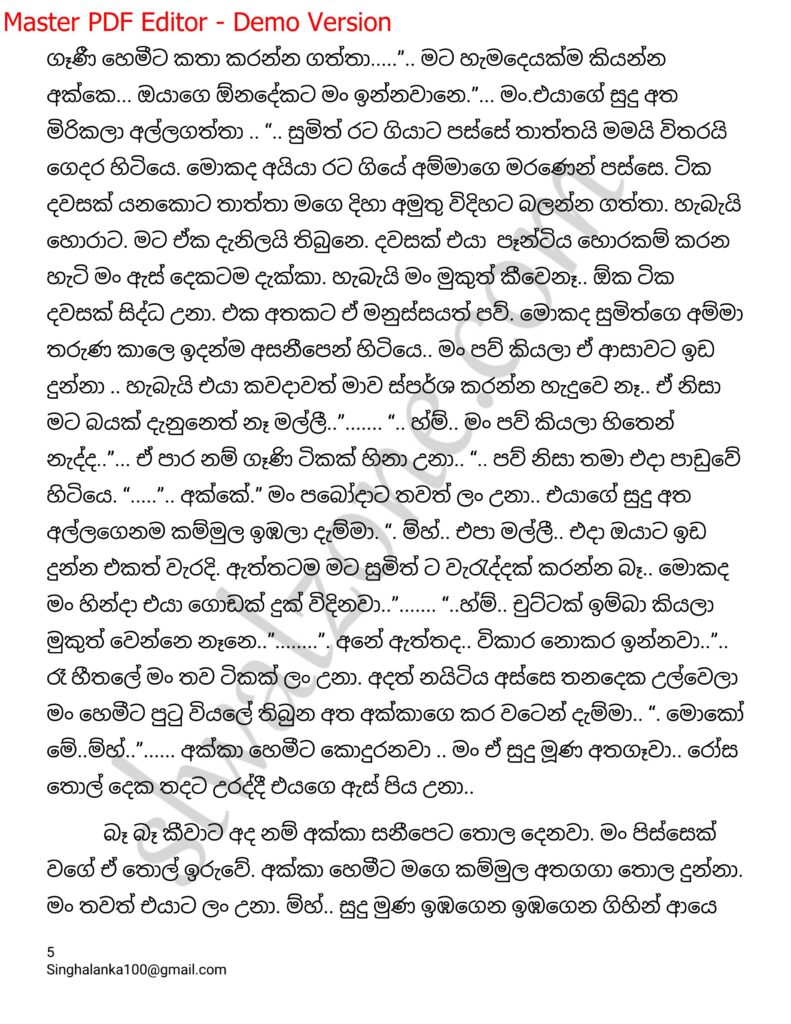 The Artist 03 5 walkatha9 Official සිංහල වල් කතා