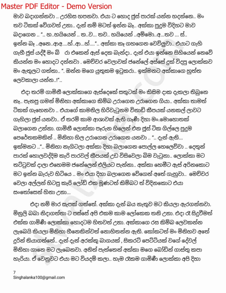 The Artist 05 7 walkatha9 Official සිංහල වල් කතා