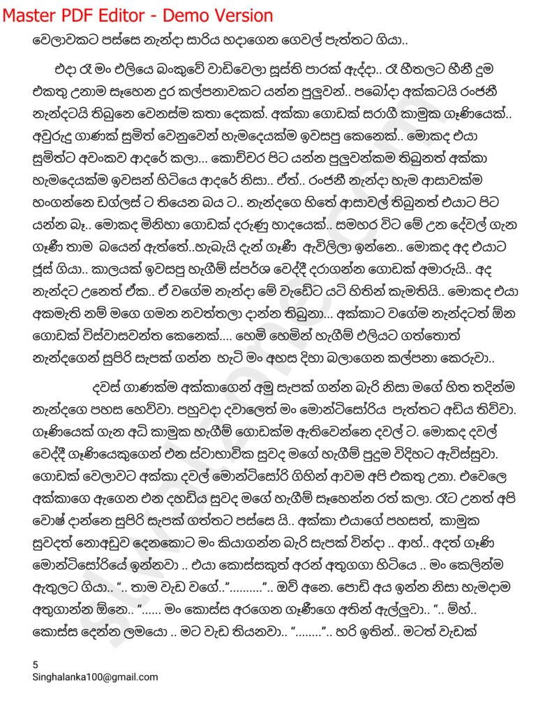 The Artist 06 5 walkatha9 Official සිංහල වල් කතා