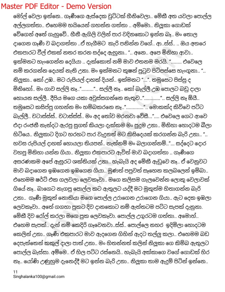 The Artist 07 11 walkatha9 Official සිංහල වල් කතා