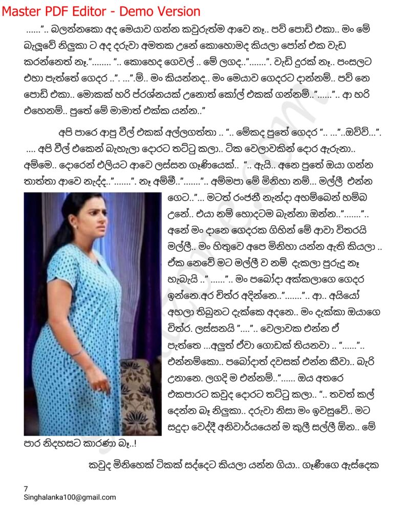 The Artist 07 7 walkatha9 Official සිංහල වල් කතා