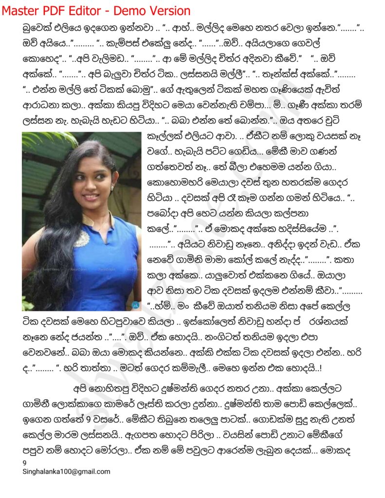 The Artist 08 9 walkatha9 Official සිංහල වල් කතා