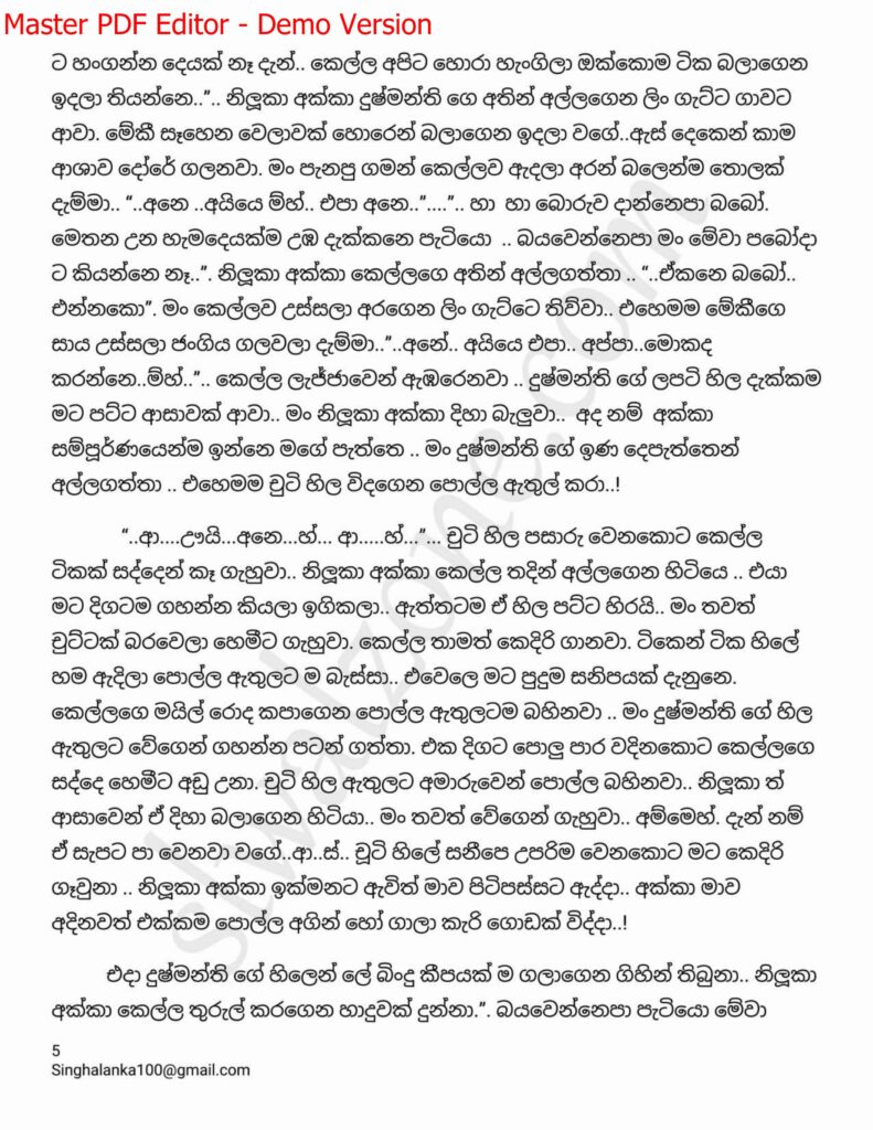 The Artist 10 5 walkatha9 Official සිංහල වල් කතා