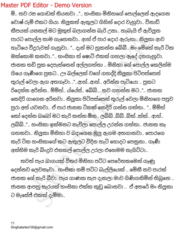 The Artist 17 11 walkatha9 Official සිංහල වල් කතා